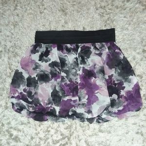 💚Maurices purple bubble skirt